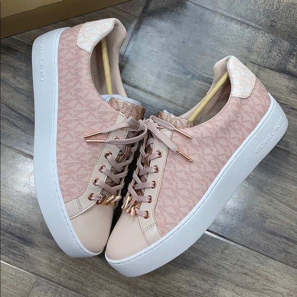 MICHAEL KORS POPPY LACE UP MINI MK LOGO PV… - Picture 2 of 16